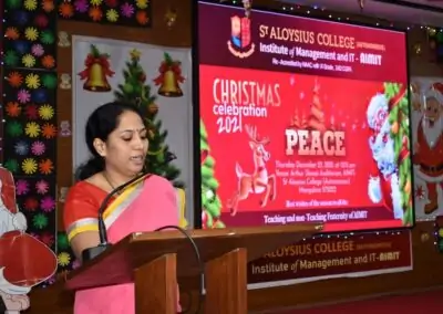 Staff of AIMIT come together to celebrate Christmas