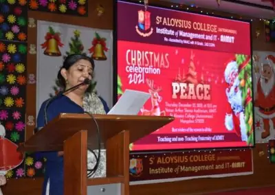 Staff of AIMIT come together to celebrate Christmas