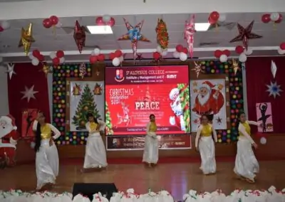 Staff of AIMIT come together to celebrate Christmas