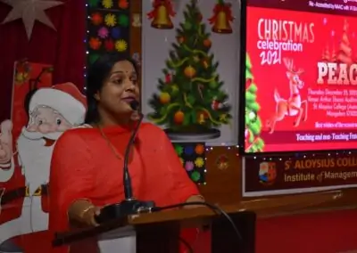Staff of AIMIT come together to celebrate Christmas