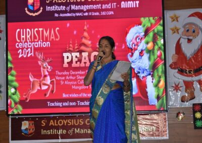 Staff of AIMIT come together to celebrate Christmas