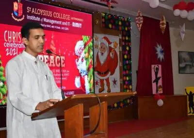 Staff of AIMIT come together to celebrate Christmas