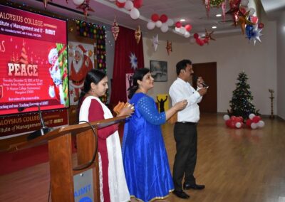 Staff of AIMIT Centre come together to celebrate Christmas