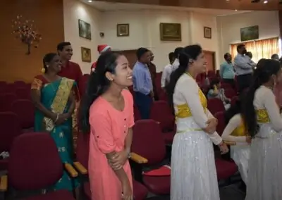 Staff of AIMIT come together to celebrate Christmas