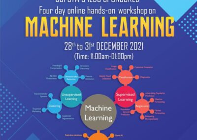Workshop on application of Machine Learning in agriculture