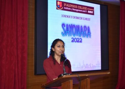 AIMIT Centre bids farewell to final year IT students