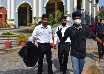 Students take up campus cleaning drive