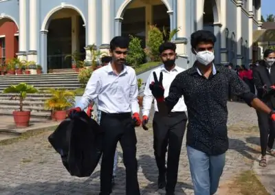 Students take up campus cleaning drive