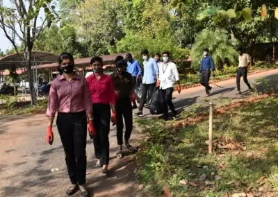 Students take up campus cleaning drive