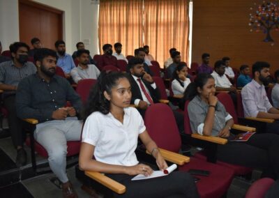 MBA students interact with entrepreneurs at EDP 2022