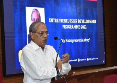 MBA students interact with entrepreneurs at EDP 2022