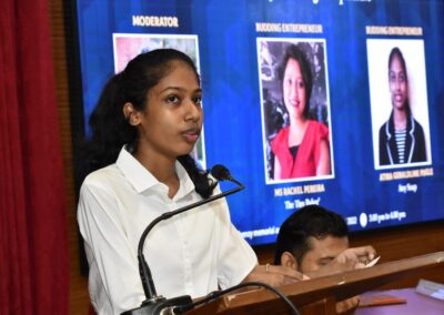 MBA students interact with entrepreneurs at EDP 2022