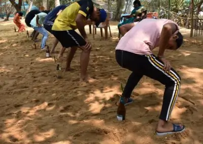 Non-teaching staff go on a day’s picnic