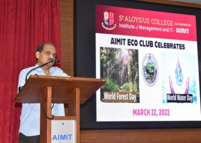 World forest day and water day celebrated