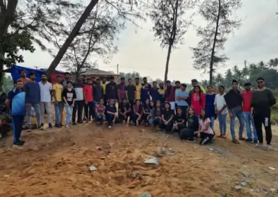 Social Marketing students take up beach cleaning drive