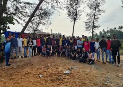 Social Marketing students take up beach cleaning drive