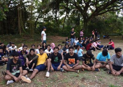 Hostel sports meet Students take part in large numbers