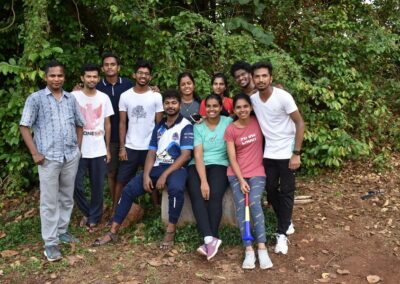 Hostel sports meet Students take part in large numbers