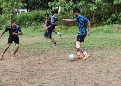 Hostel sports meet Students take part in large numbers