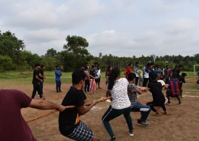 Hostel sports meet Students take part in large numbers