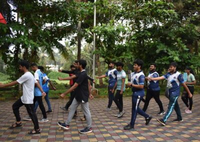Hostel sports meet Students take part in large numbers
