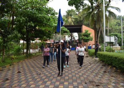 Hostel sports meet Students take part in large numbers