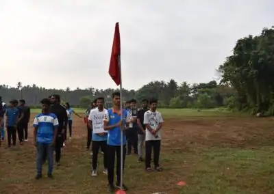 Hostel sports meet Students take part in large numbers