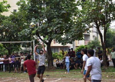 Hostel sports meet Students take part in large numbers