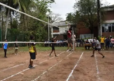 Hostel sports meet Students take part in large numbers