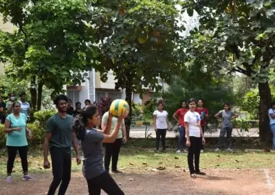 Hostel sports meet Students take part in large numbers