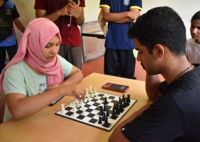 Hostel sports meet Students take part in large numbers