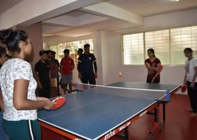 Hostel sports meet Students take part in large numbers