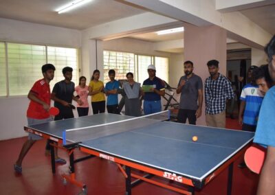 Hostel sports meet Students take part in large numbers