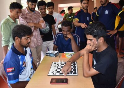 Hostel sports meet Students take part in large numbers