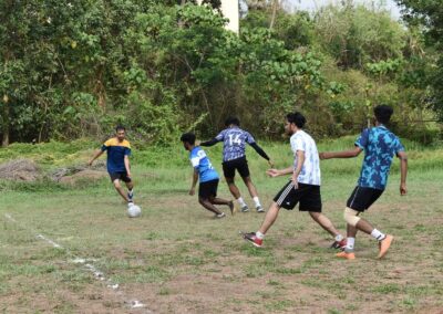 Hostel sports meet Students take part in large numbers