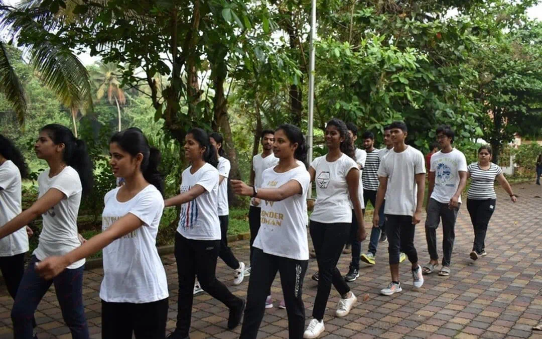 Hostel sports meet Students take part in large numbers