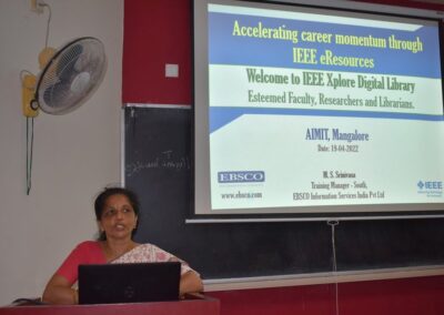 IEEE conducts new features awareness session for AIMIT Centre faculty