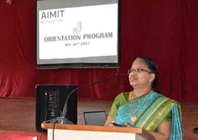 IT students attend orientation programme