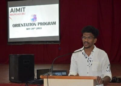 IT students attend orientation programme