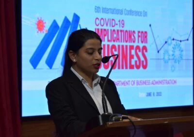 Covid implications for business: MBA dept holds international conference