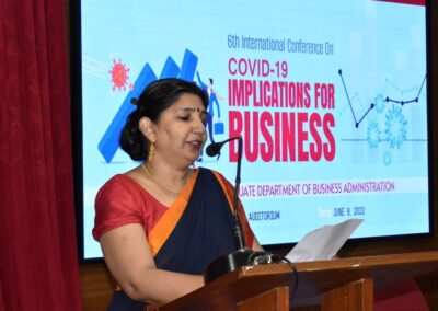 Covid implications for business: MBA dept holds international conference