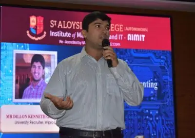 Alumni interaction series: Dillon Kenneth Gonsalves in campus