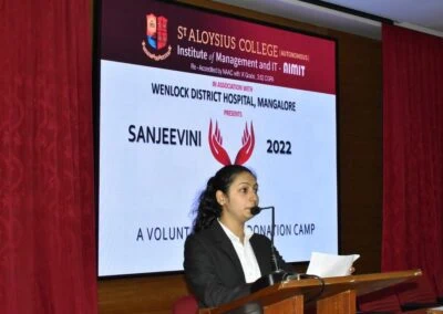 Voluntary blood donation camp held at AIMIT
