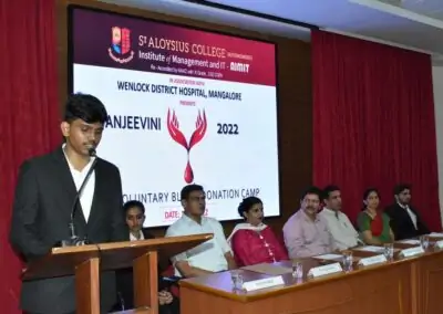 Voluntary blood donation camp held at AIMIT