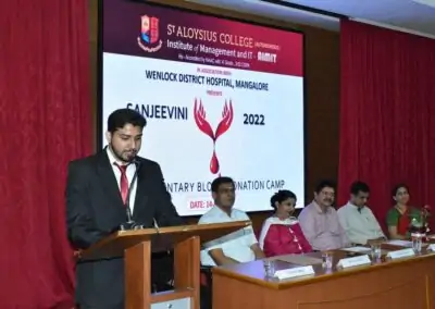 Voluntary blood donation camp held at AIMIT