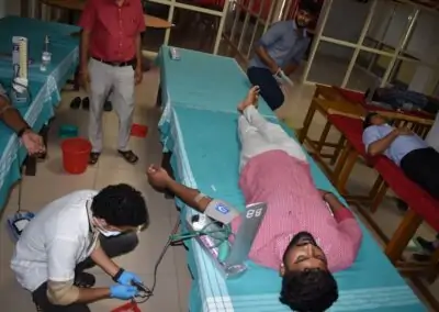 Voluntary blood donation camp held at AIMIT