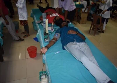 Voluntary blood donation camp held at AIMIT