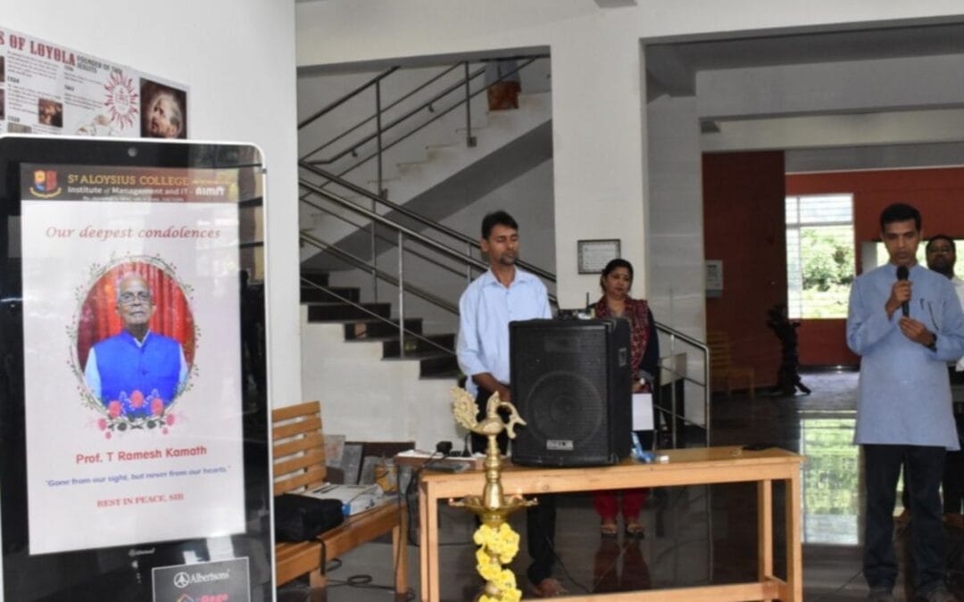 Condolence service held for Prof. T Ramesh Kamath