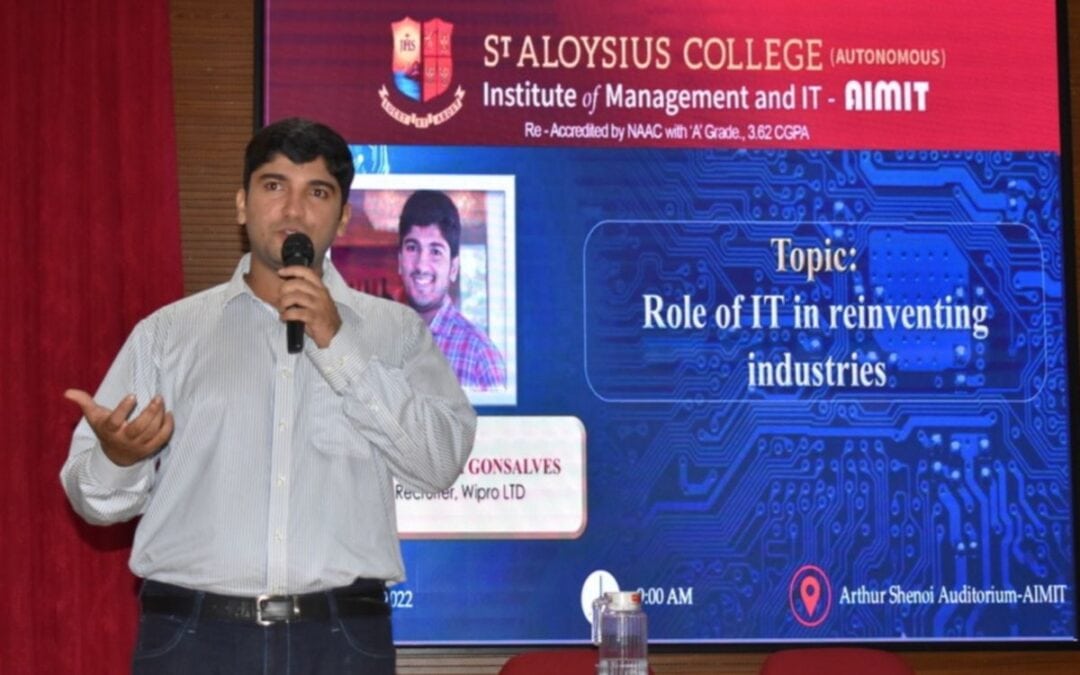 Alumni interaction series: Dillon Kenneth Gonsalves in campus