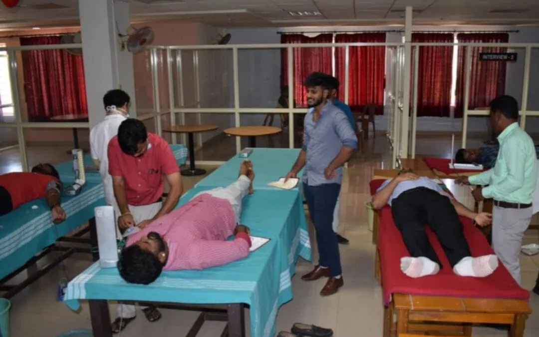 Voluntary blood donation camp held at AIMIT